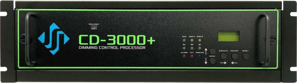 Universal dimming controller for DMX in lighting.